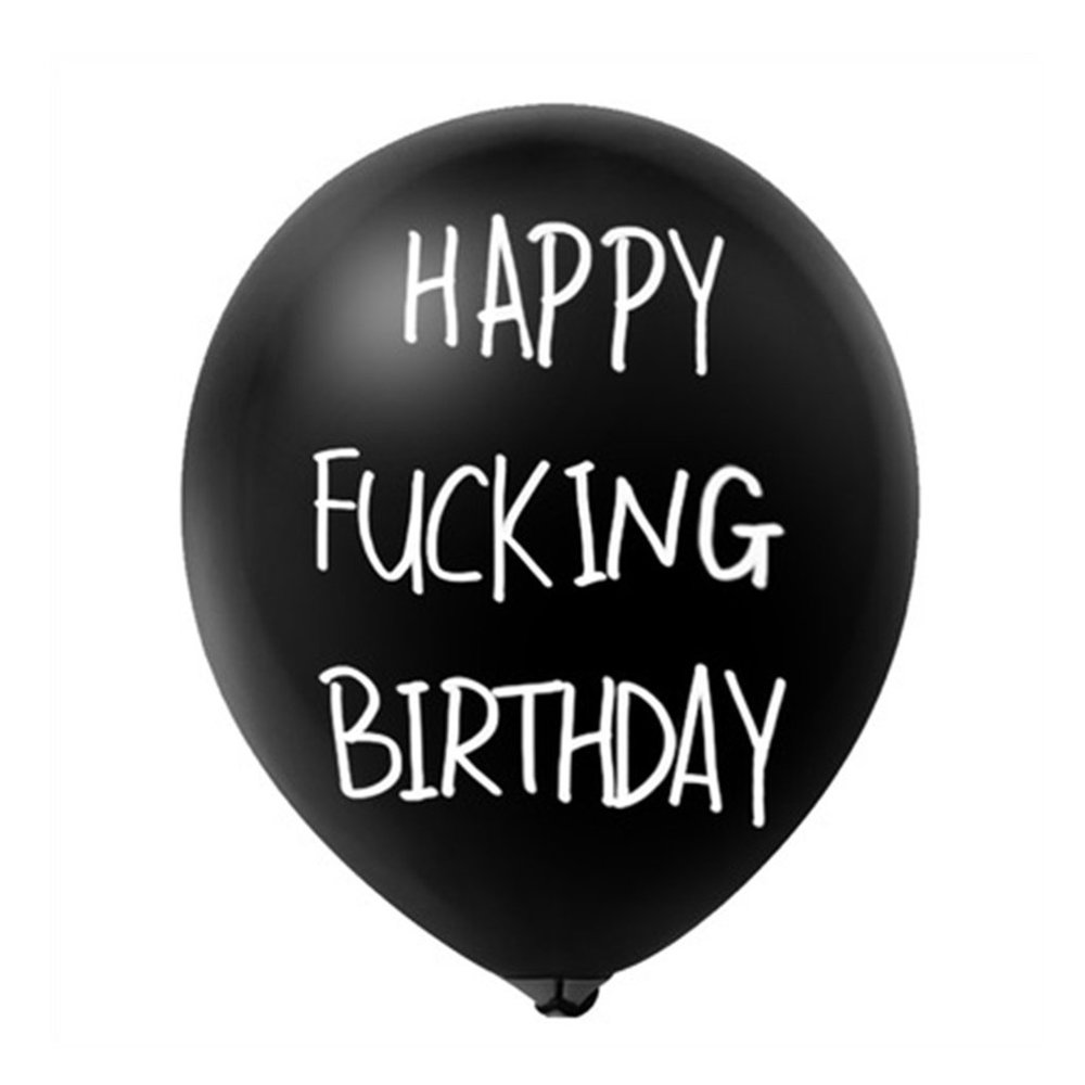 Happy Fu*king Birthday Latex Balloon
